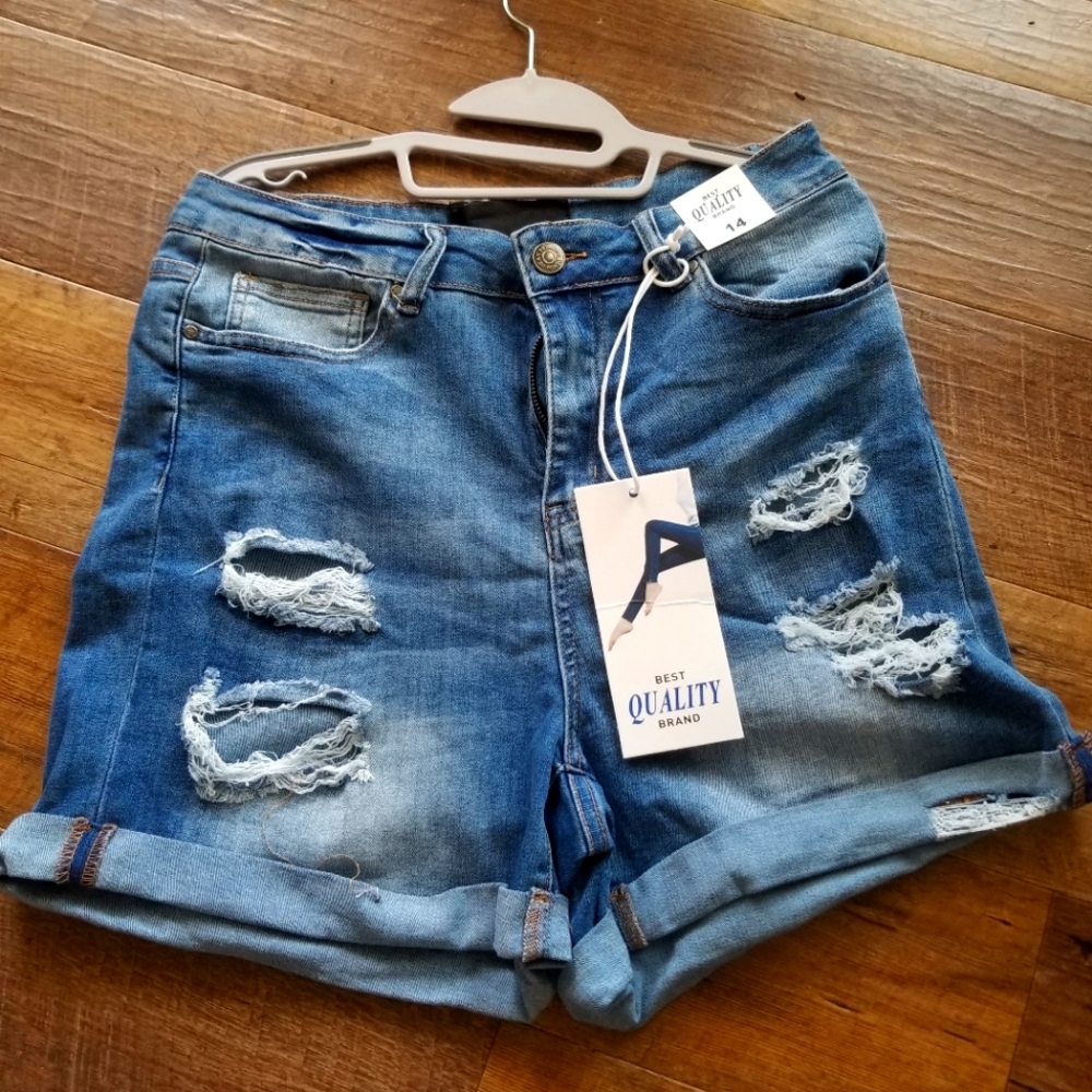 Denim short for plus size